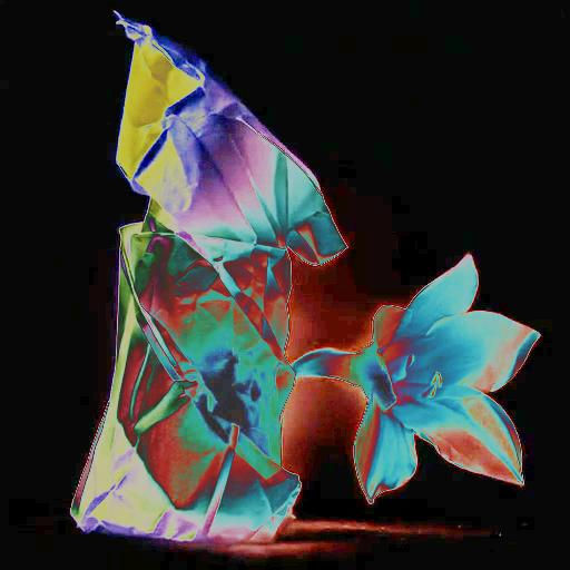 Folded Figure with Flower (2/4)