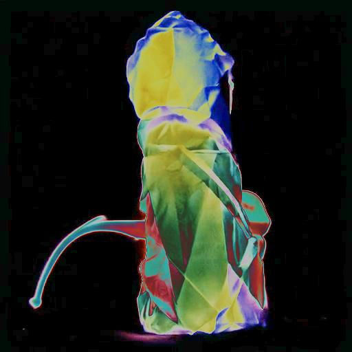 Folded Figure with Flower (3/4)